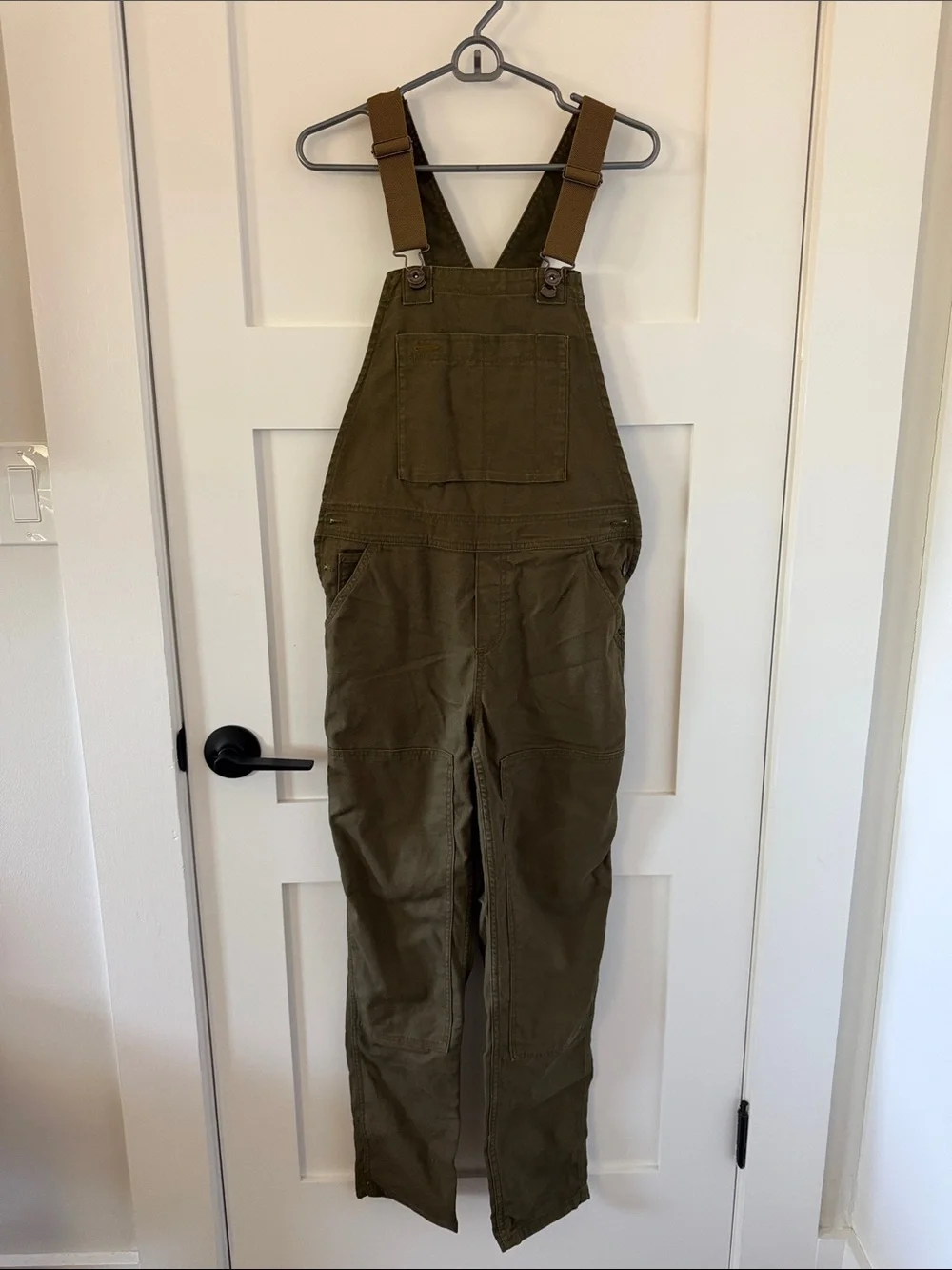 REI Olive Green Utility Bib Overalls - Picture 1 of 11